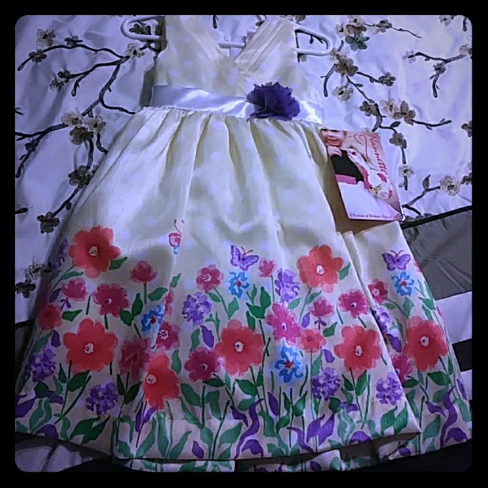 Floral girls dress